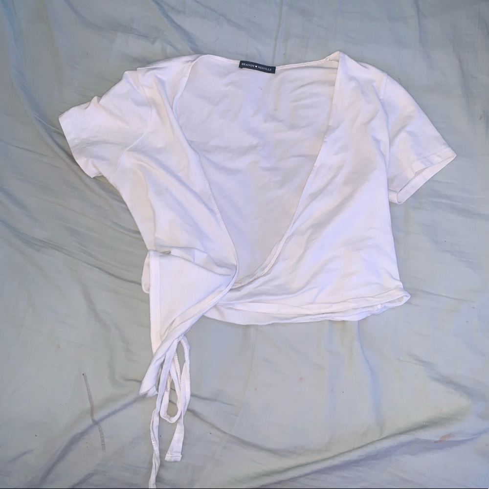 Brandy Melville Rae wrap top